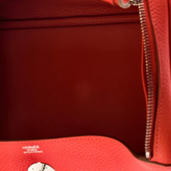 Hermes Lindy Bag Clemence 30 Pink - Picture 5 of 9